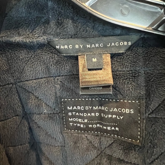 Marc by Marc Jacobs Navy Quilted Trench Coat - Picture 6 of 6